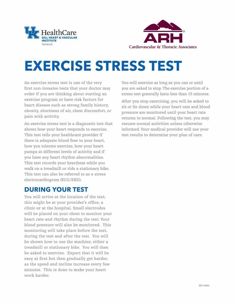 15. Exercise Stress Test