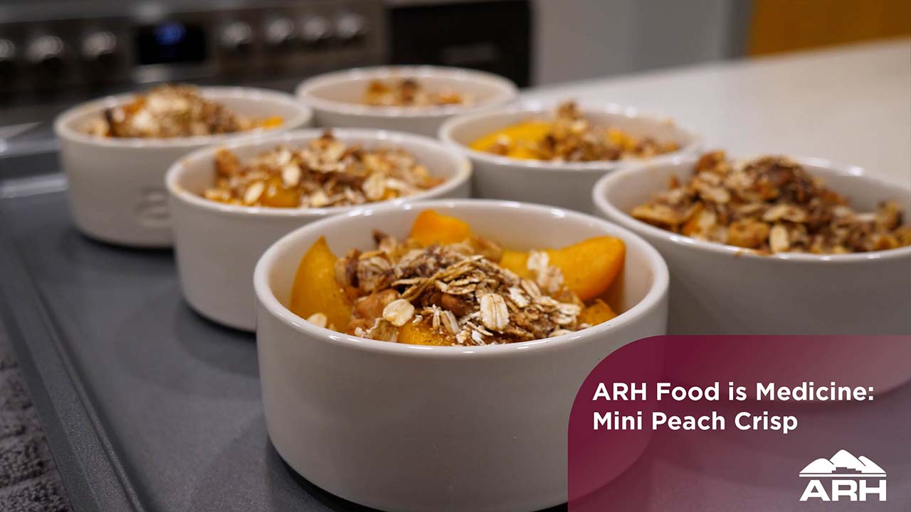 Food is Medicine: Heart-Healthy Mini Peach Crisp